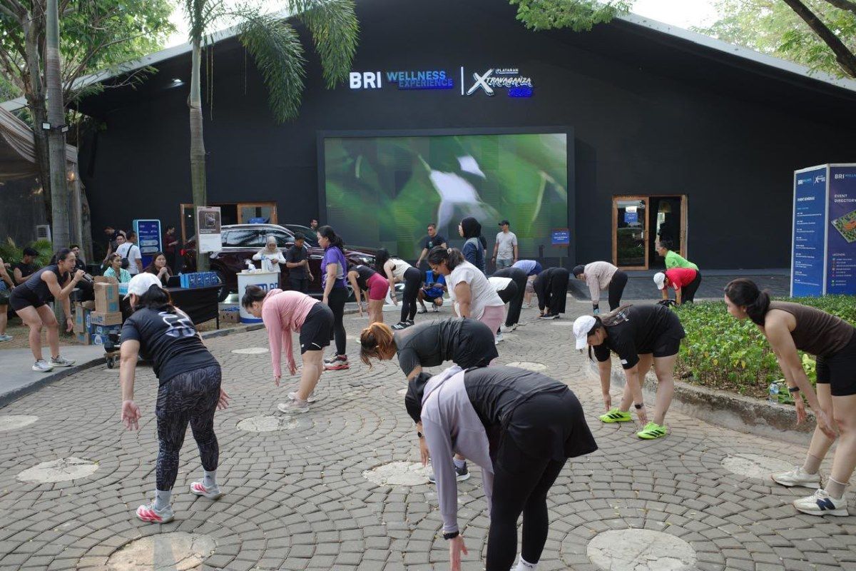 BRI Wellness Experience mempertemukan berbagai komunitas, pelaku, di Hutan Kota by Plataran. 