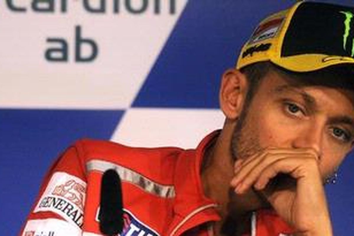 Pebalap Ducati, Valentino Rossi.