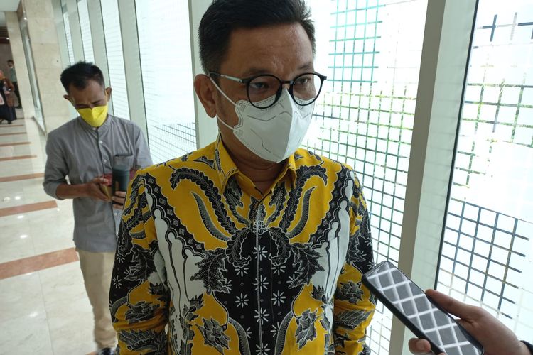 Ketua DPD Partai Golkar Jawa Barat Ace Hasan Syadzily saat ditemui di Gedung DPR RI, Senayan, Jakarta Pusat, Kamis (29/9/2022). 