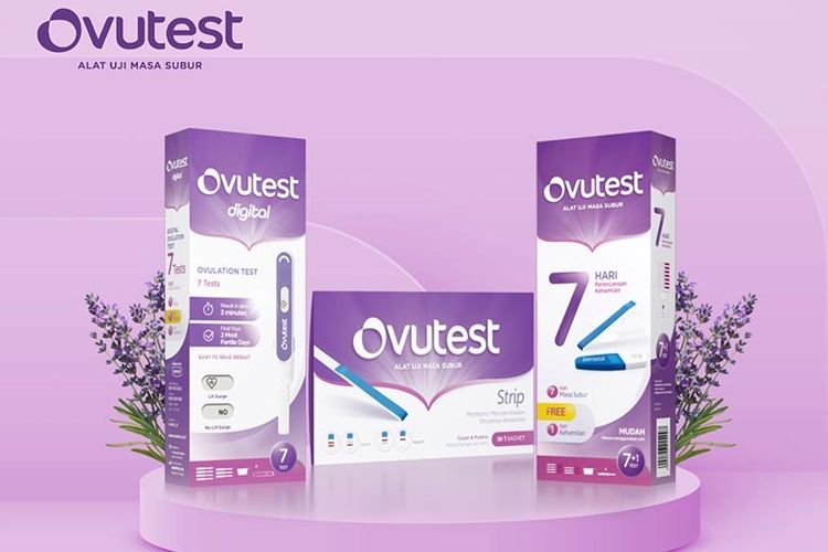 Ovutest Strip, alat uji masa subur menggunakan urine.