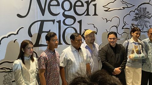 Hadiri Festival Besutan Anaknya, Prabowo: Karya-karyanya Bagus