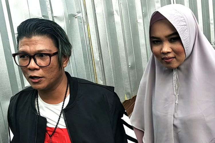 Andika Mahesa Setiawan dan Eviana Mustikasari ditemui dalam sebuah acara di kawasan Tendean, Jakarta Selatan, Rabu (3/10/2018).