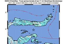 Gempa Hari Ini: M 6,2 Guncang Teluk Tomini Terasa hingga Manado