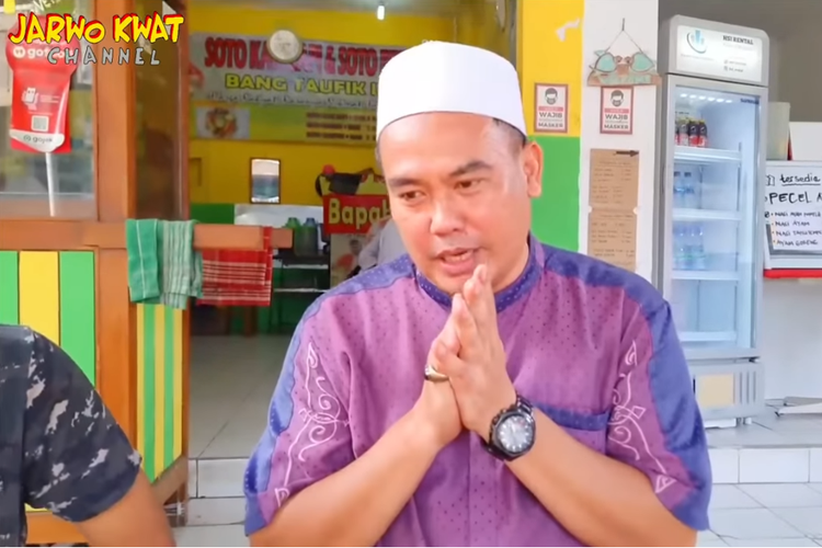 Komedian Taufik Lala menjadi tamu Jarwo Kwat Channel di YouTube. Taufik Lala meninggal dunia pada Rabu (26/7/2023).