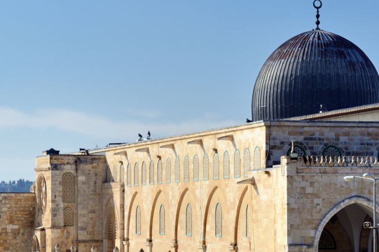 An image of Al Aqsa mosque in Jerusalem. 