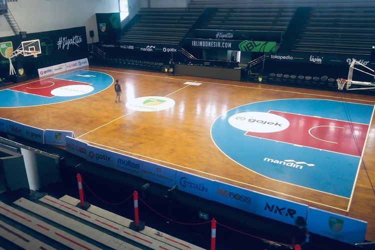 GOR Bimasakti yang digunakan sebagai venue Indonesia Basketball League 2023 seri 2 yang akan berlangsung mulai 28 Januari sampai 4 Februari 2022 di Sukun Kota Malang.