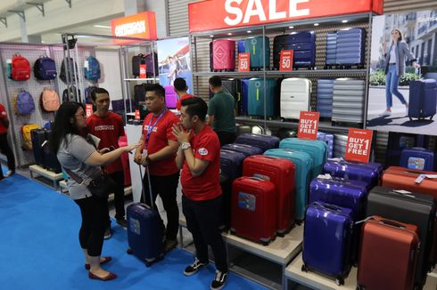 Belanja Koper? Ada Koper Bermerek dengan Harga Diskon di Kompas Travel Fair 2019