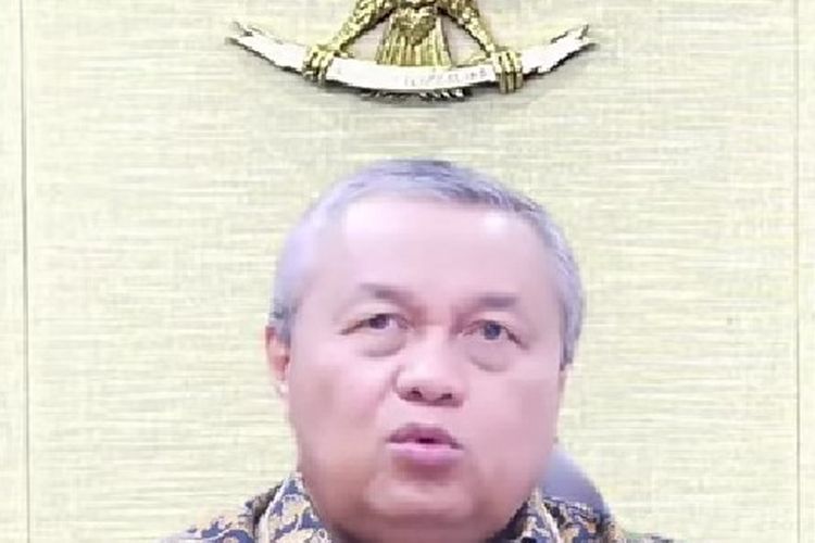 Gubernur Bank Indonesia (BI) Perry Warjiyo dalam konferensi pers setelah RDG BI pada Rabu (17/9/2025).