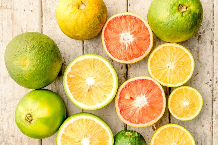 Ilustrasi buah citrus