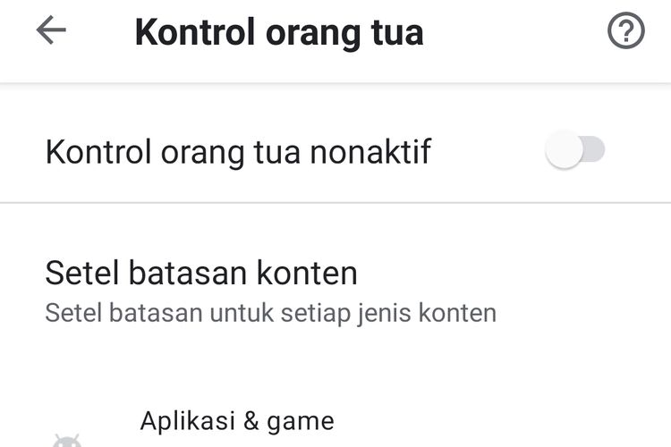 kontrol orangtua