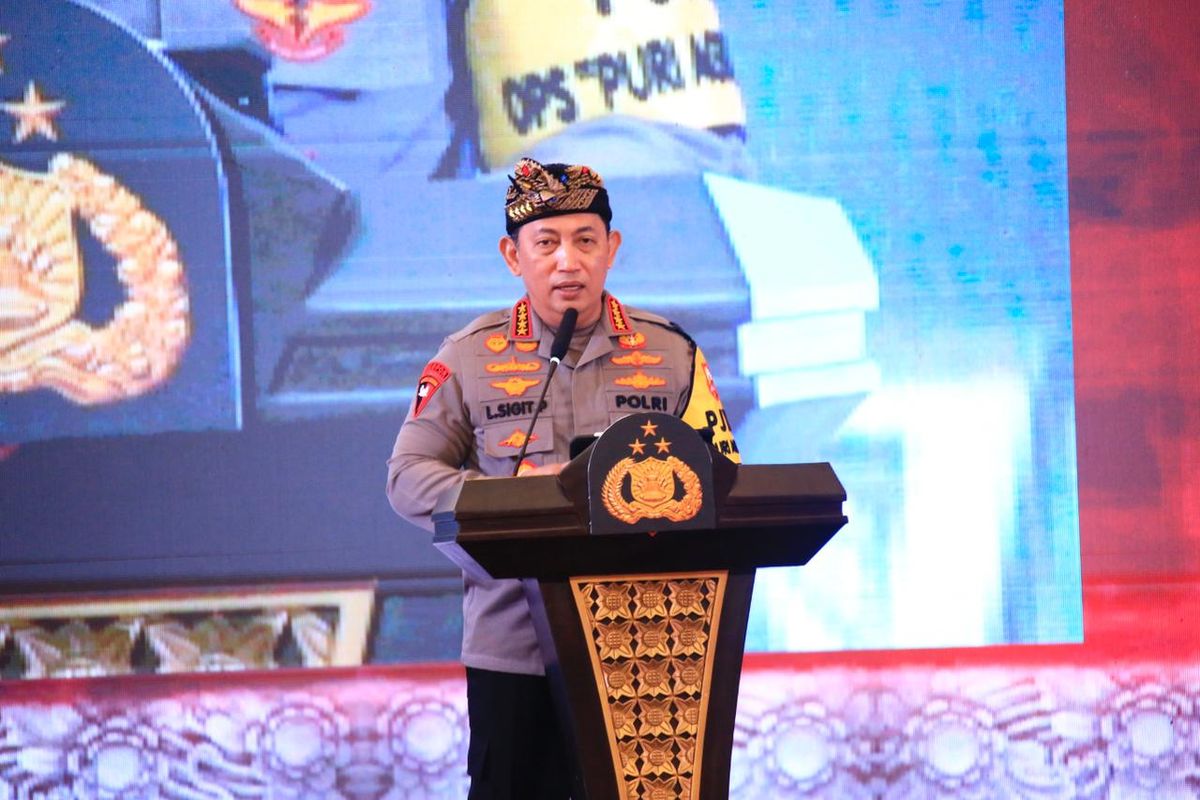 Kepala Kepolisian Negara Republik Indonesia (Kapolri) Jenderal Listyo Sigit Prabowo 
