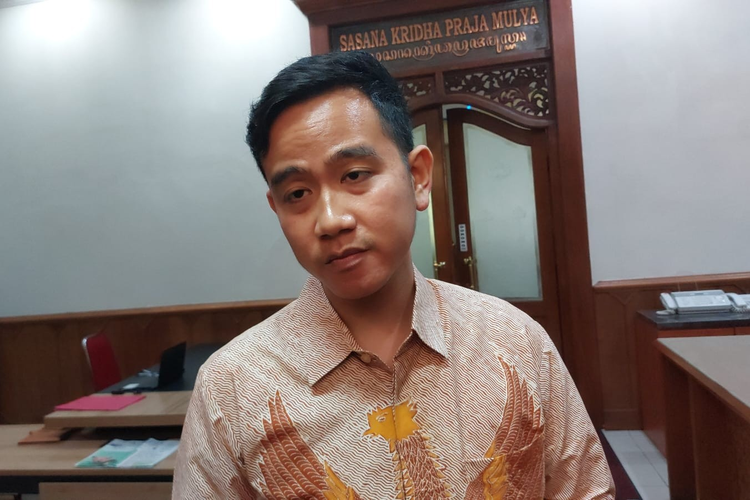 Wali Kota Solo, Gibran Rakabuming Raka di Solo, Jawa Tengah, Rabu (20/9/2023).