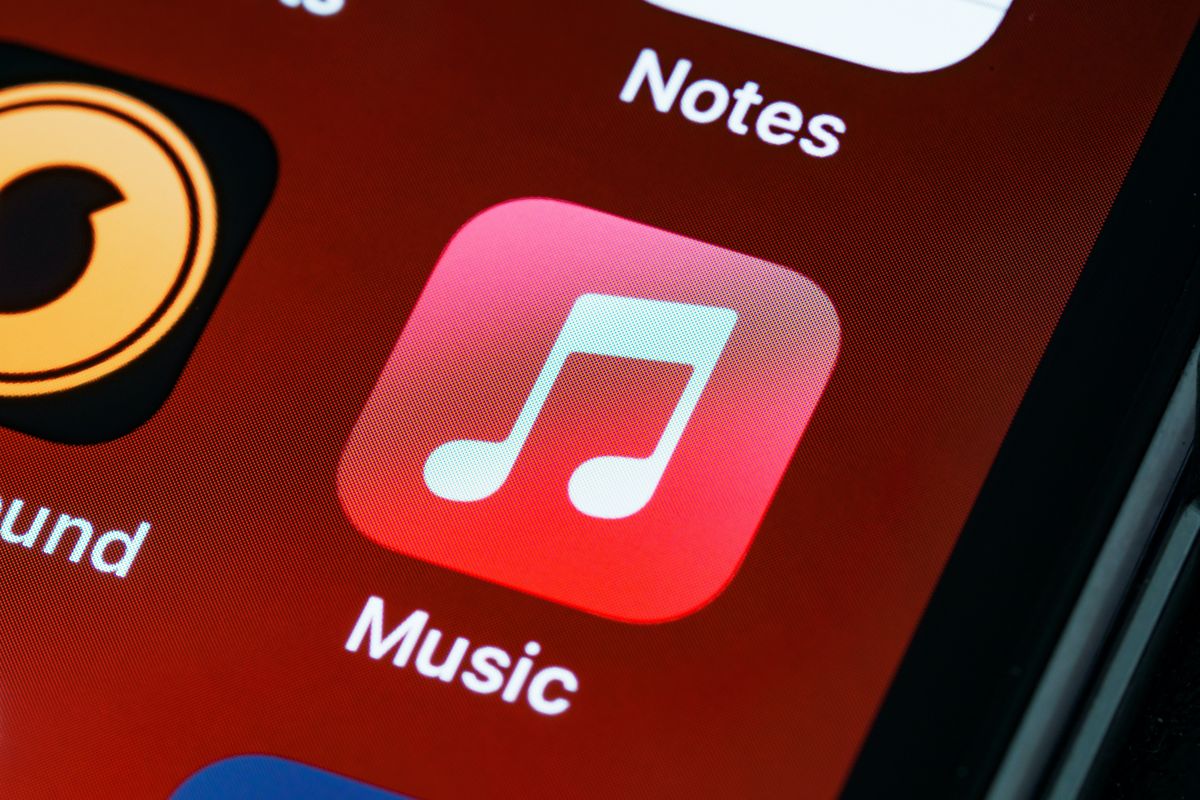 Ilustrasi logo Apple Music