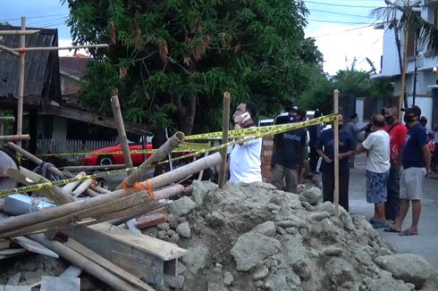 3 Pekerja Bangunan Tertimpa Reruntuhan Tembok, 1 Tewas, 2 Kritis