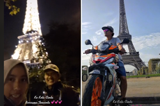 Naik Motor Bebek Sampai ke Paris, Video Perjalanan Pasangan Malaysia Ini Jadi Viral