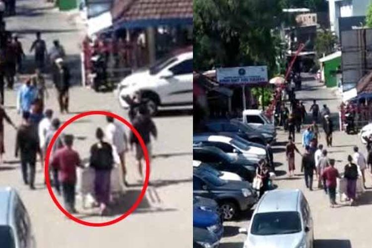 Viral video warga Pegirian, Surabaya, membawa pulang jenazah pasien Covid-19, Satu keluarga langsung di-rapid test.
