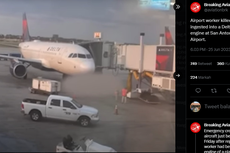 Petugas Bandara Texas Tewas Tersedot Mesin Pesawat Delta Airlines