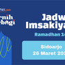 Jadwal Imsak dan Buka Puasa di Sidoarjo Hari Ini, 26 Maret 2023