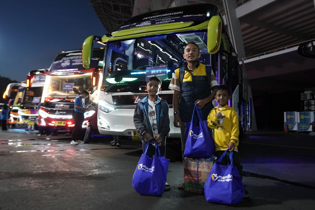 Peserta Mudik Bersama Gratis Bank Mandiri.