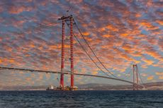 Ternyata, Jembatan Gantung Terpanjang Se-Dunia Ada di Turki