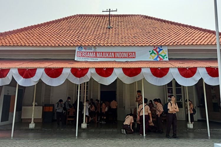 Museum Sumpah Pemuda di kawasan Senen, Jakarta Pusat, Rabu (25/10/2023).