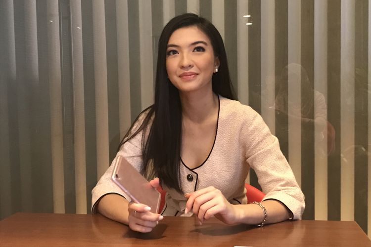 Raline Shah saat ditemui Kompas.com, Sabtu (1/4/2017)