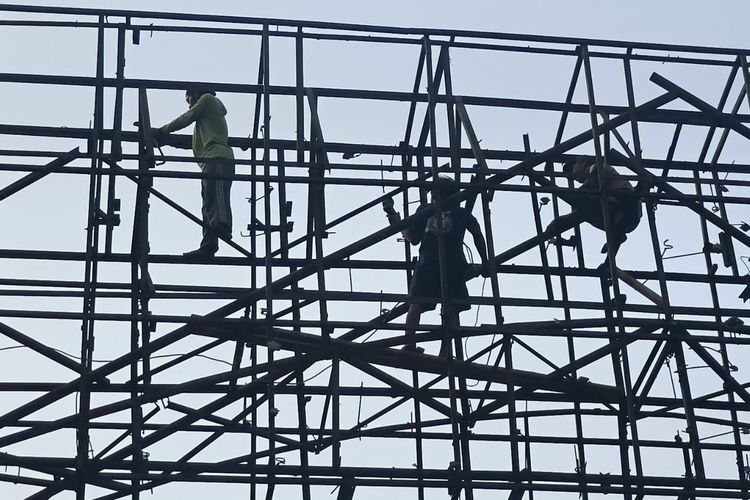 Penampakan Gapura Taman Royal yang Dibongkar Pakai Dana Warga Rp 26 Juta, Sisa Rangka Besi