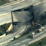 Jalan Layang di Philadelphia AS Ambruk, Diduga karena Truk Minyak Terbakar