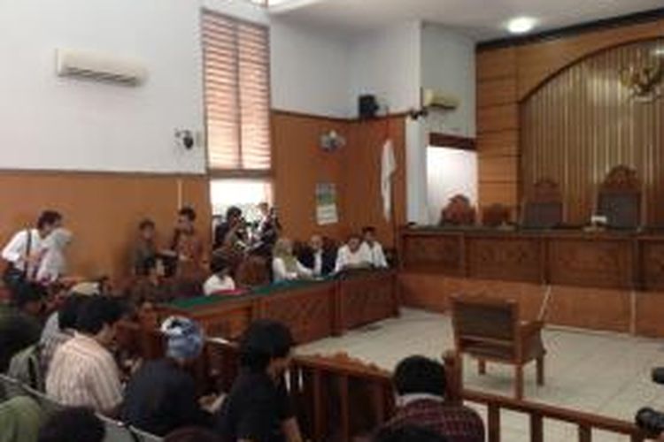 Suasana sidang praperadilan Novel Baswedan