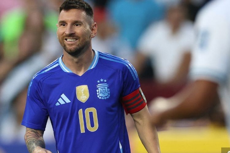 Lionel Messi kembali jadi protagonis dengan mencetak dua gol pada laga uji coba kontra Guatemala yang digelar di FedExField di Maryland, Amerika Serikat, jelang Copa America 2024.