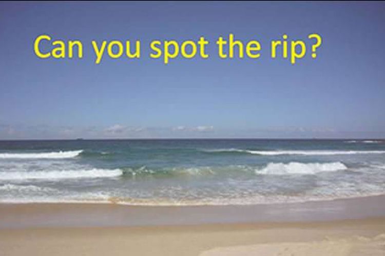 Cara mendeteksi lokasi RIP Current di pantai.