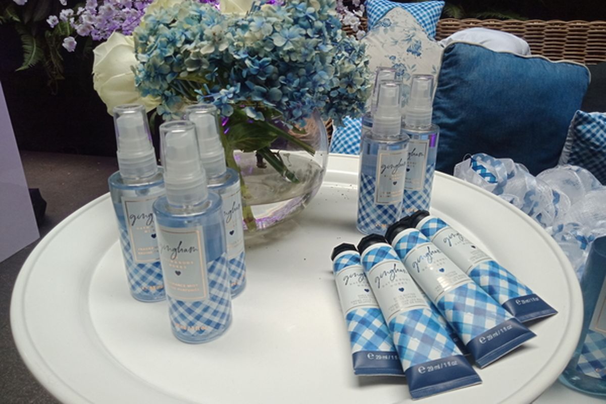 Koleksi Gingham dari Bath & Body Works.