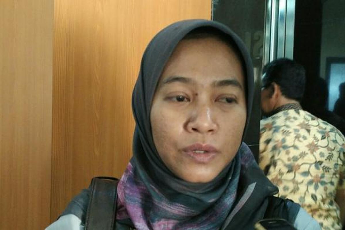 Ketua Badan Pengawasan Pemilu (Bawaslu) DKI Jakarta Mimah Susanti di Kantor KPU DKI, Jalan Salemba Raya, Jakarta Pusat, Rabu (26/10/2016).