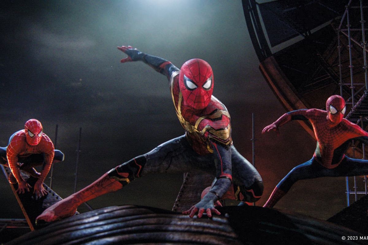 Salah satu adegan dalam film Spider-Man No Way Home.