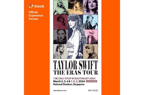 Paket Konser Taylor Swift Singapura Klook Ludes Diborong Indonesia