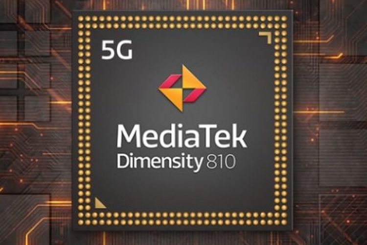 Chipset Mediatek Dimensity 810.