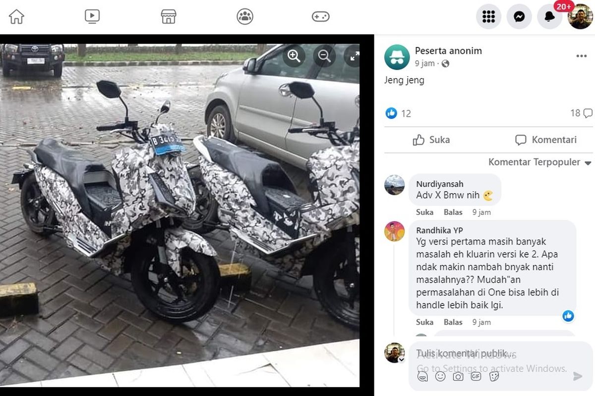 Bocoran motor listrik baru Alva