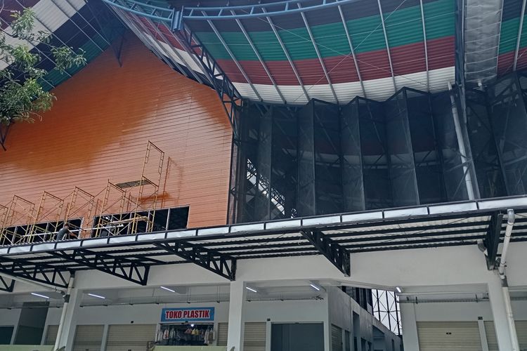 Direvitalisasi, Atap Pasar Sukasari Bogor Sisipkan Simbol Bendera Palestina