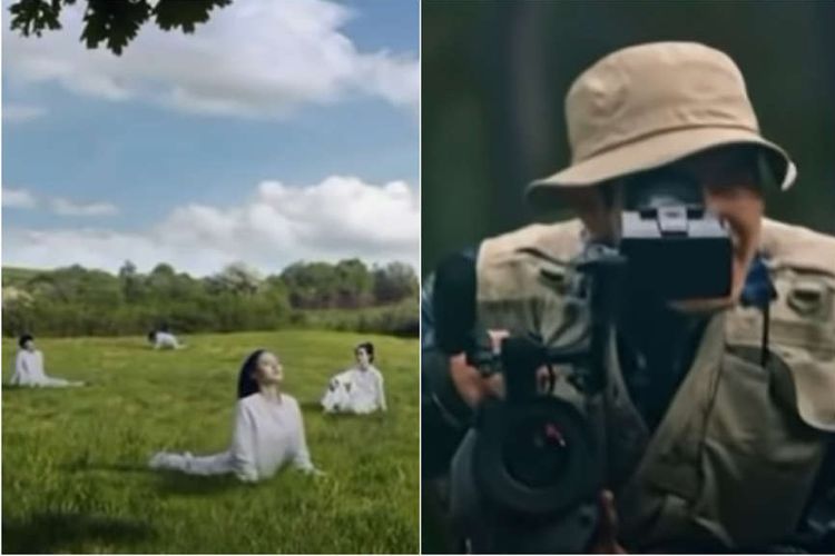 Tangkapan layar dari iklan kontroversial dari sebuah perusahaan susu Korea Selatan yang dikritik karena dinilai menggambarkan wanita sebagai sapi.
