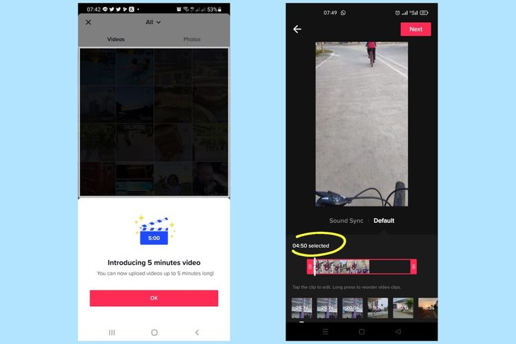 Unggahan video TikTok kini sudah bisa hingga 5 menit