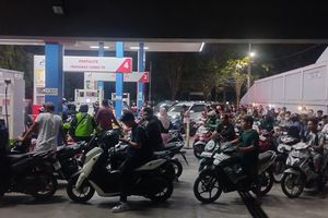 Gara-gara Isu BBM Tinggal 21 Hari, SPBU di Medan Diserbu Warga