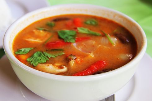 Resep Kari Ayam Merah Khas Thailad, Sup Hangat untuk Hujan