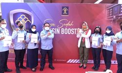 Tingkatkan Antibodi, 7.076 Pegawai Kemenkumham Dapat Vaksin Booster Kedua