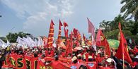 Buruh Bakal Demo di Gedung Kemenaker Hari ini, Tuntut Permenaker Outsourcing Direvisi