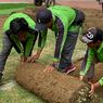 Rumput JIS Dibongkar Sesuai Rekomendasi FIFA