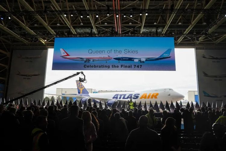 Boeing kirimkan B747 terakhir untuk maskapai kargo asal AS, Atlas Air, Selasa (31/1/2023).