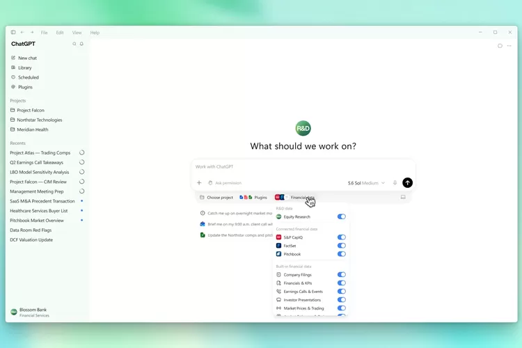 OpenAI Rilis ChatGPT Khusus Layanan Keuangan, Didukung Model GPT-6 Astra