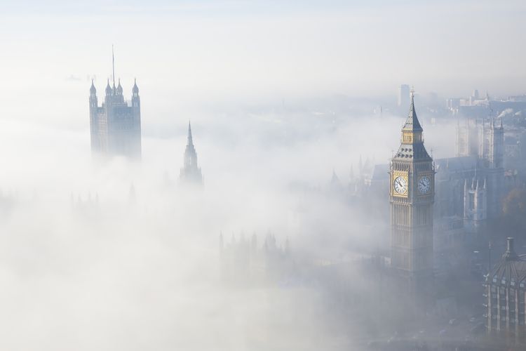 Ilustrasi Kabut di London