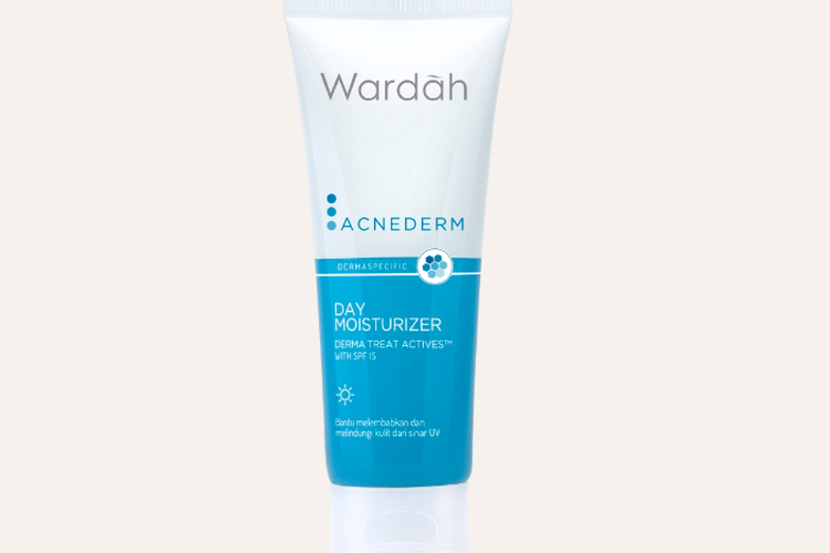 Wardah Acnederm Day Moisturizer, moisturizer untuk kulit berjerawat