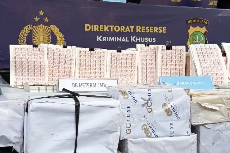 2 Modus Sindikat Meterai Palsu Terbongkar, Cetak Baru Sendiri hingga Sulap Meterai Bekas